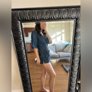 Reformation V neck romper